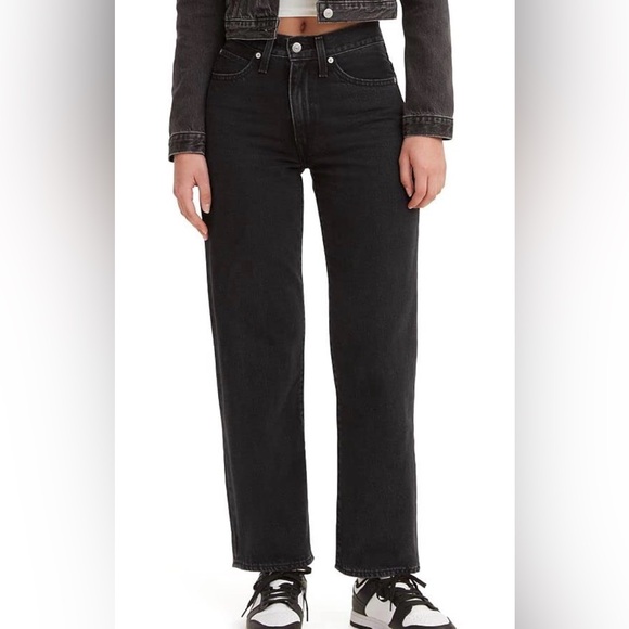Levi's Denim - Levi's Women's Black '94 Baggy Jeans